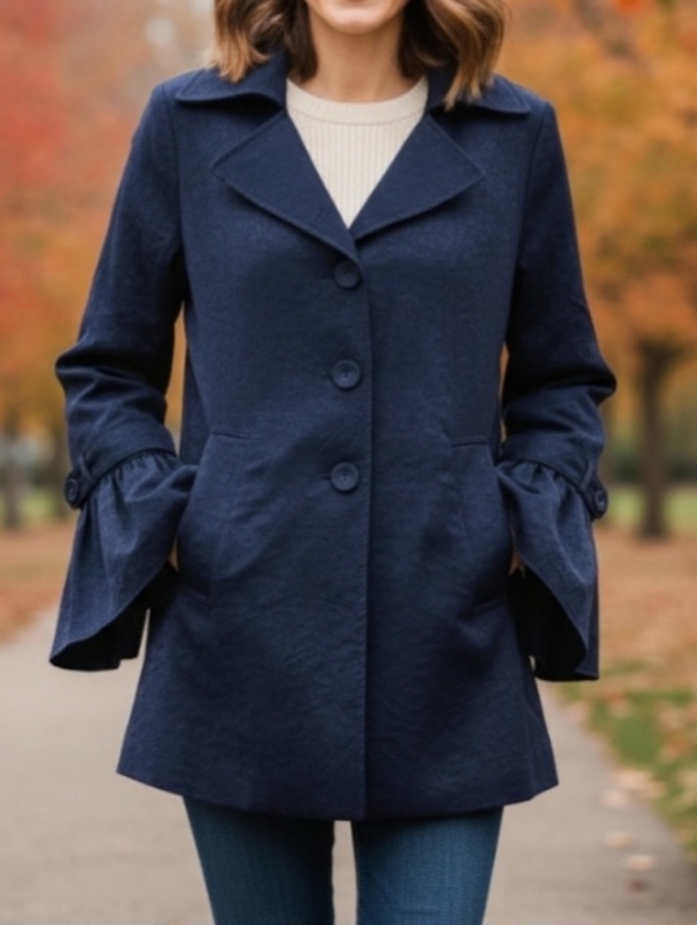 Simonton Says Navy Women's Jacket